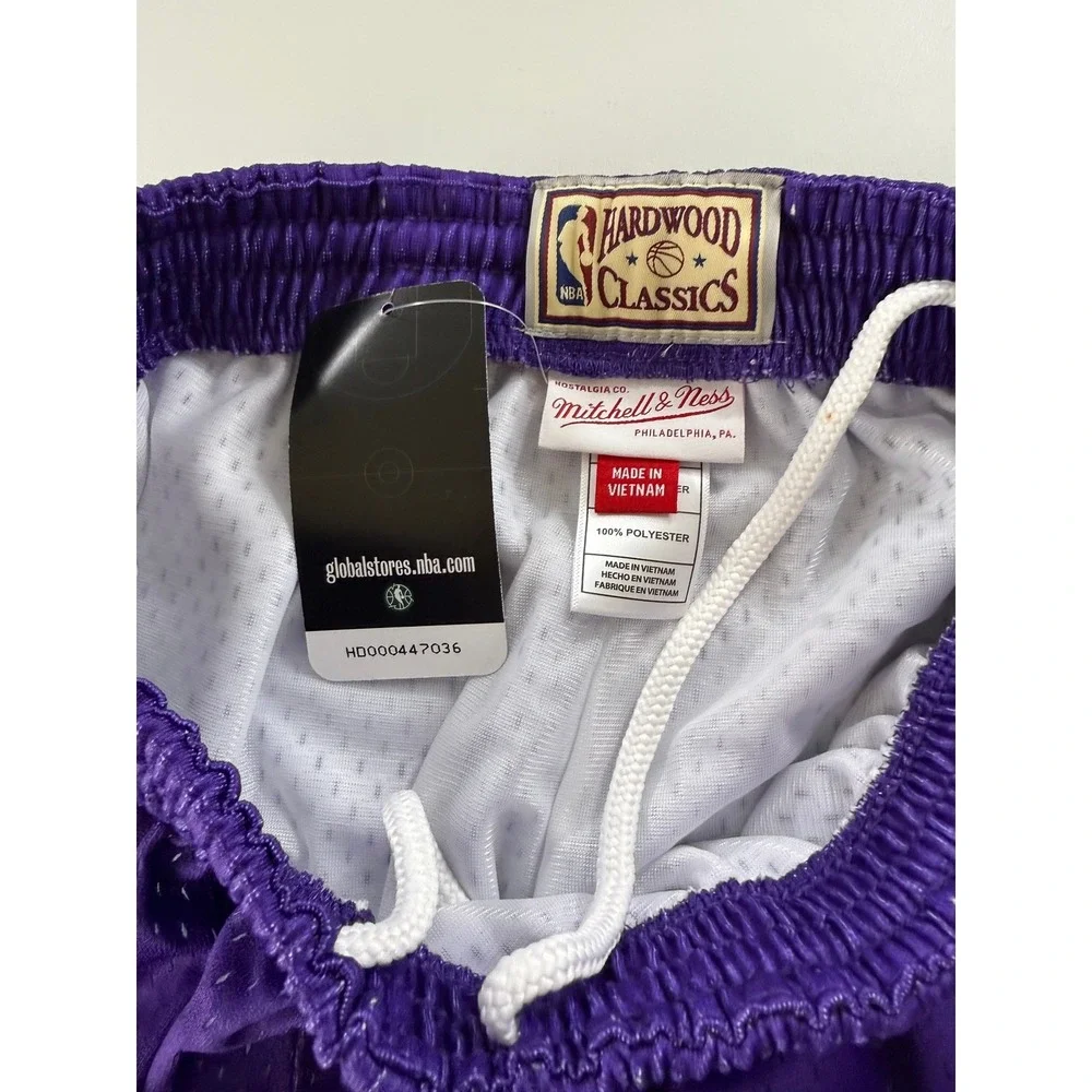 Mitchell & Ness Utah Jazz Hardwood Classics Basketball Shorts Womens Small NEW